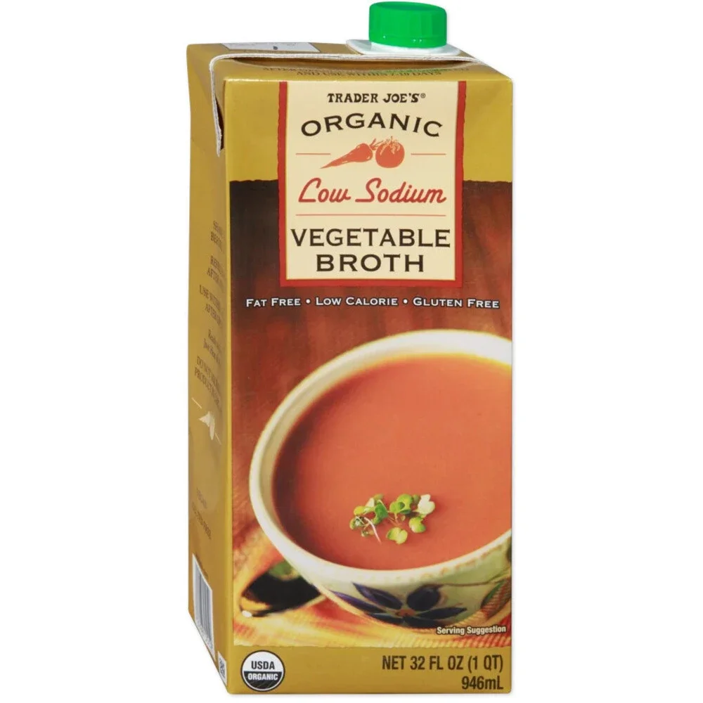 Trader Joe's — Organic Low Sodium Vegetable Broth